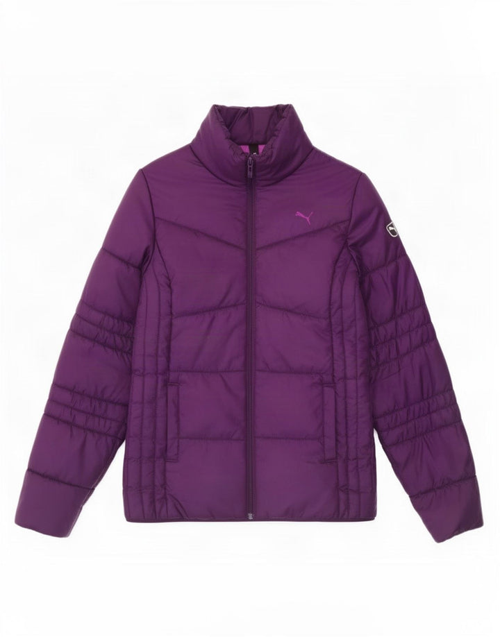 Puma - Chaqueta acolchada para mujer (talla 40), poliéster morado grande