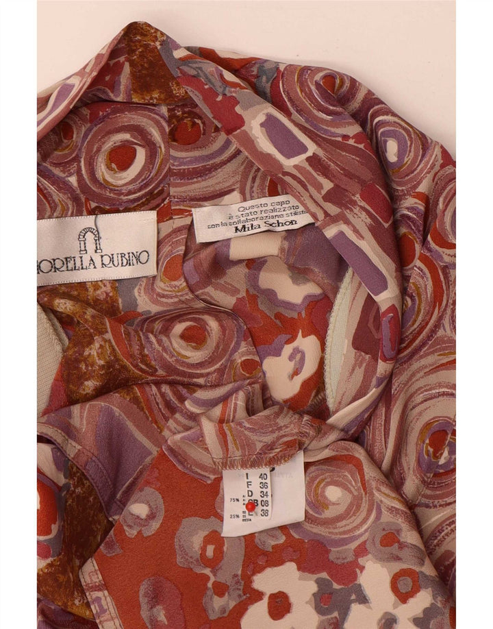Fiorella Rubino Blusa para mujer UK 8 Small Multicolor