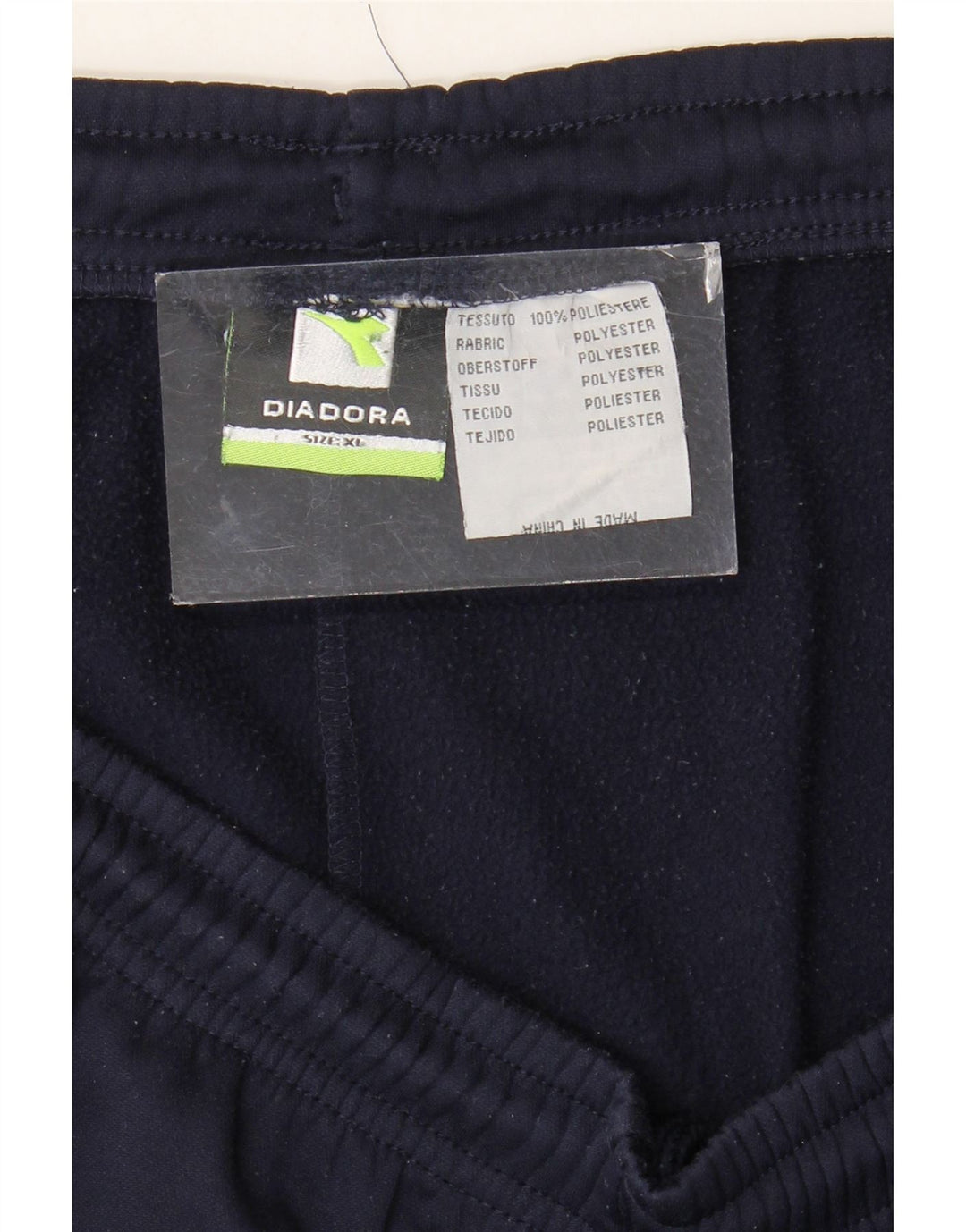 Diadora Pantalón Corto Deportivo Hombre XL Azul Marino Colorblock Poliéster