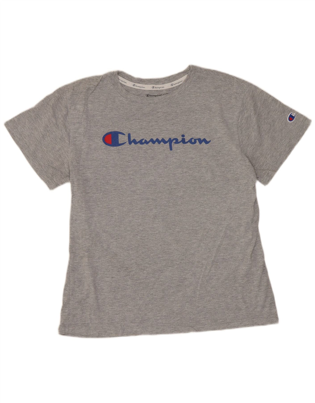 CHAMPION Camiseta gráfica para mujer Top UK 12 Algodón gris medio