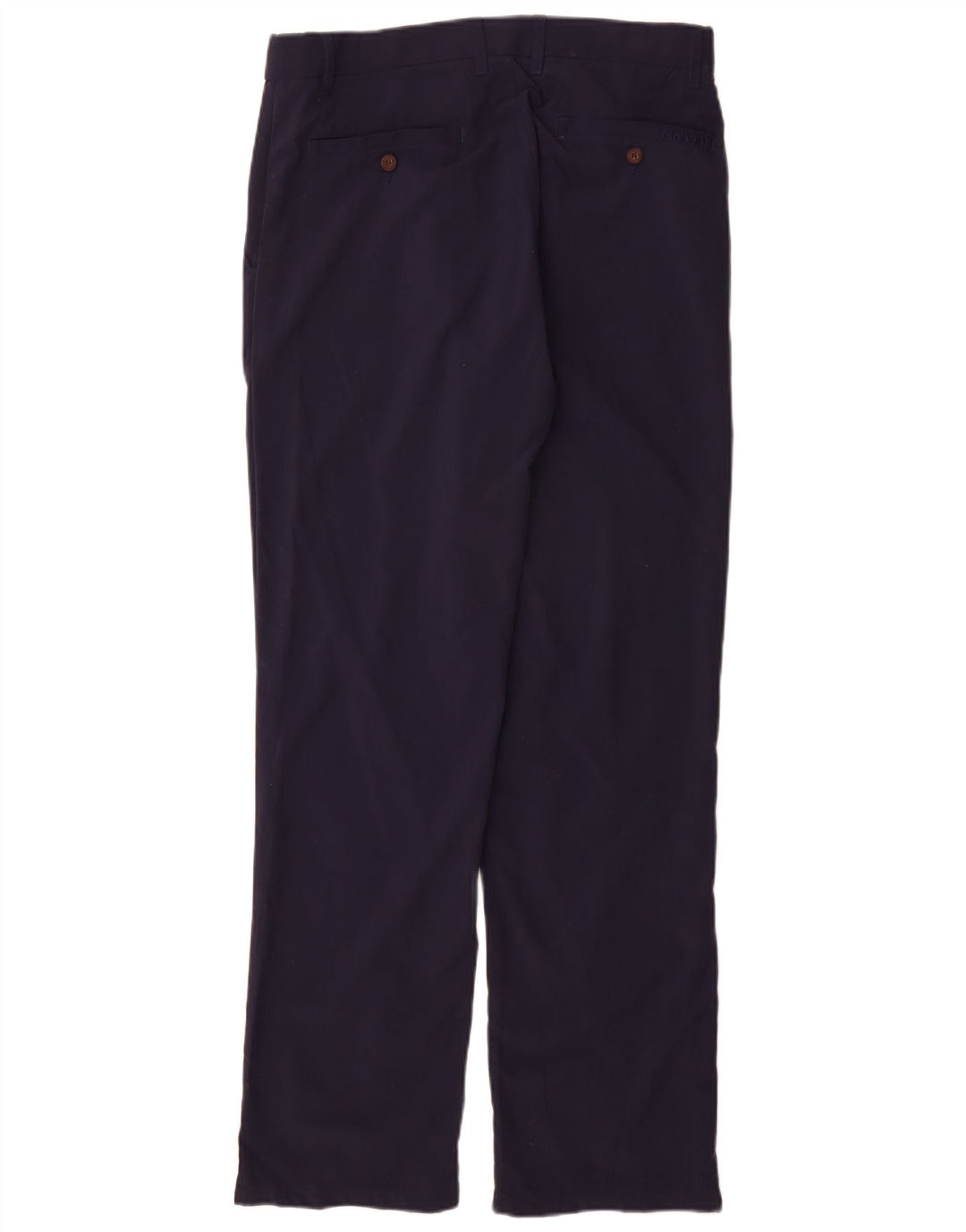 Rohan Hombre Pantalón Chino Recto De Corte Regular W34 L31 Poliamida Azul Marino