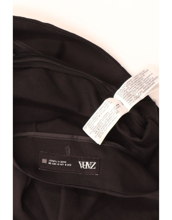 Zara Mujer Hot Pants Pequeño W26 Negro
