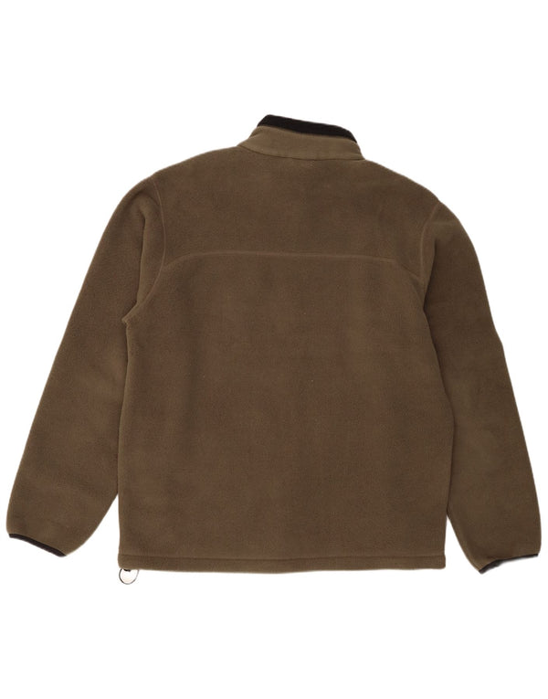 Timberland Chaqueta polar para hombre UK 40 Large Caqui Poliéster