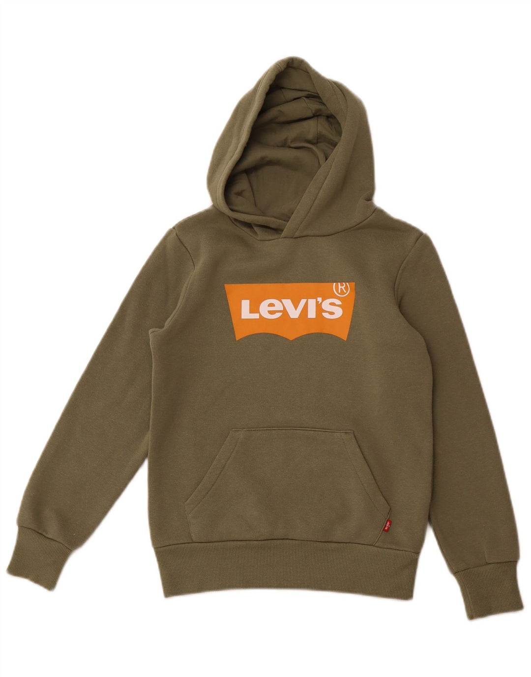 LEVI'S Sudadera con capucha gráfica para niños 9-10 años Algodón verde