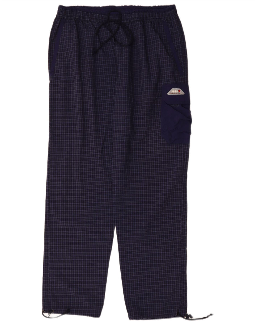 Bailo Pantalón Cargo Recto Hombre XL Cuadros Azul Marino Poliamida