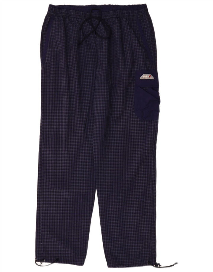 Bailo Pantalón Cargo Recto Hombre XL Cuadros Azul Marino Poliamida