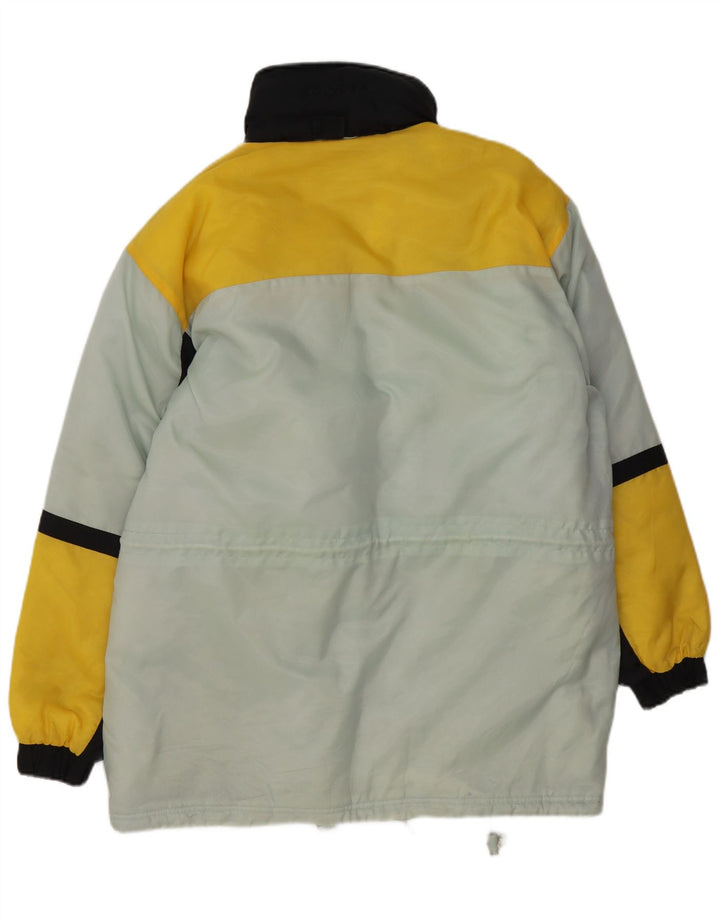 Chaqueta de esquí vintage para hombre Reino Unido 38 Poliéster color azul medio