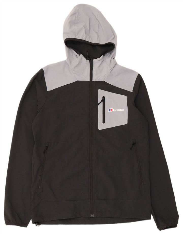 Berghaus Hombre Chaqueta impermeable con capucha Small Black Colourblock Poliéster