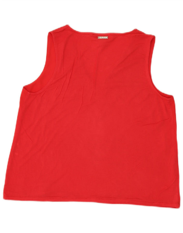 Michael Kors Chaleco para mujer Top UK 14 Medio Rojo