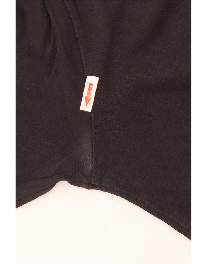 G-Star Hombre Top Manga Larga Algodón Negro Mediano