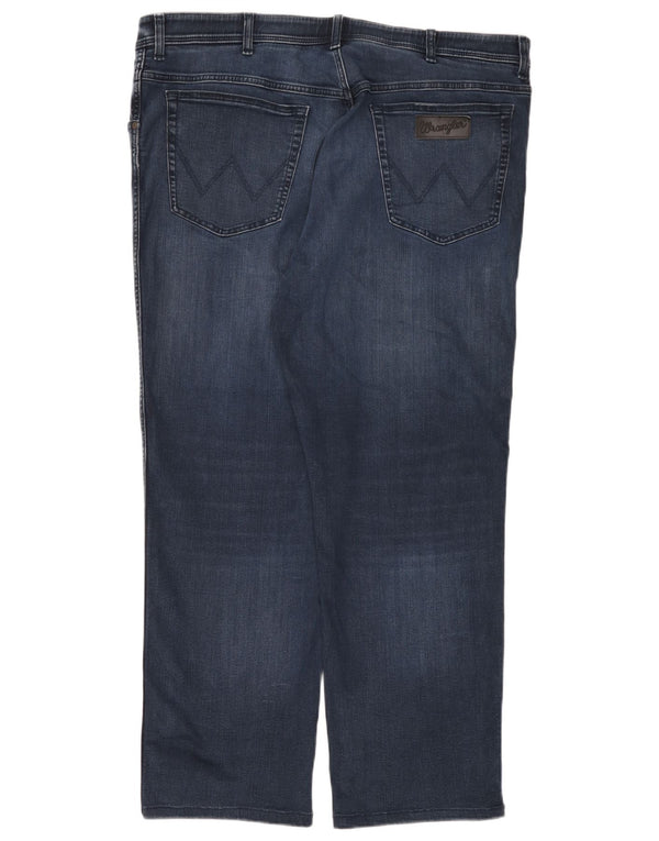 Wrangler Vaqueros rectos Texas para hombre W44 L32 Algodón azul