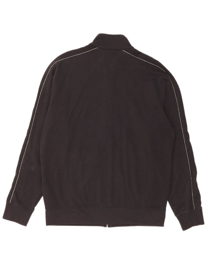 Champion - Chaqueta de chándal para hombre, talla grande, algodón negro