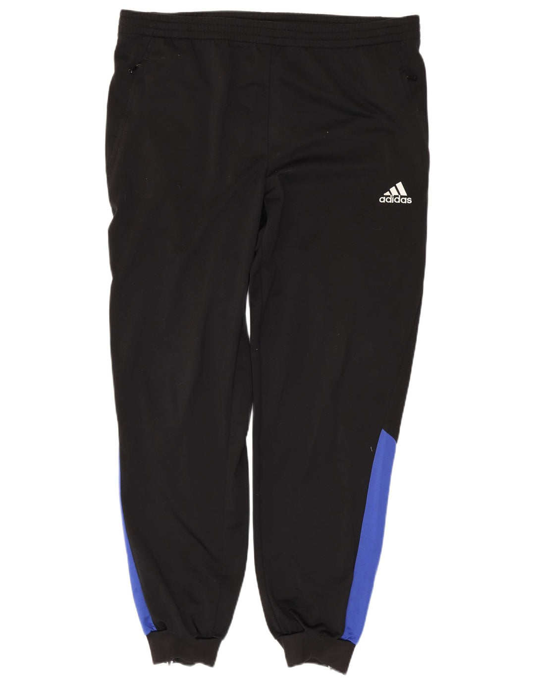 Adidas Pantalones de chándal para hombre Joggers UK 44/46 Large Negro Poliéster