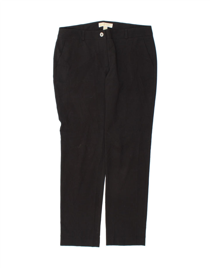 MICHAEL KORS Womens Slim Chino Trousers US 6 Medium W30 L29 Black Vintage Michael Kors and Second-Hand Michael Kors from Messina Hembry 