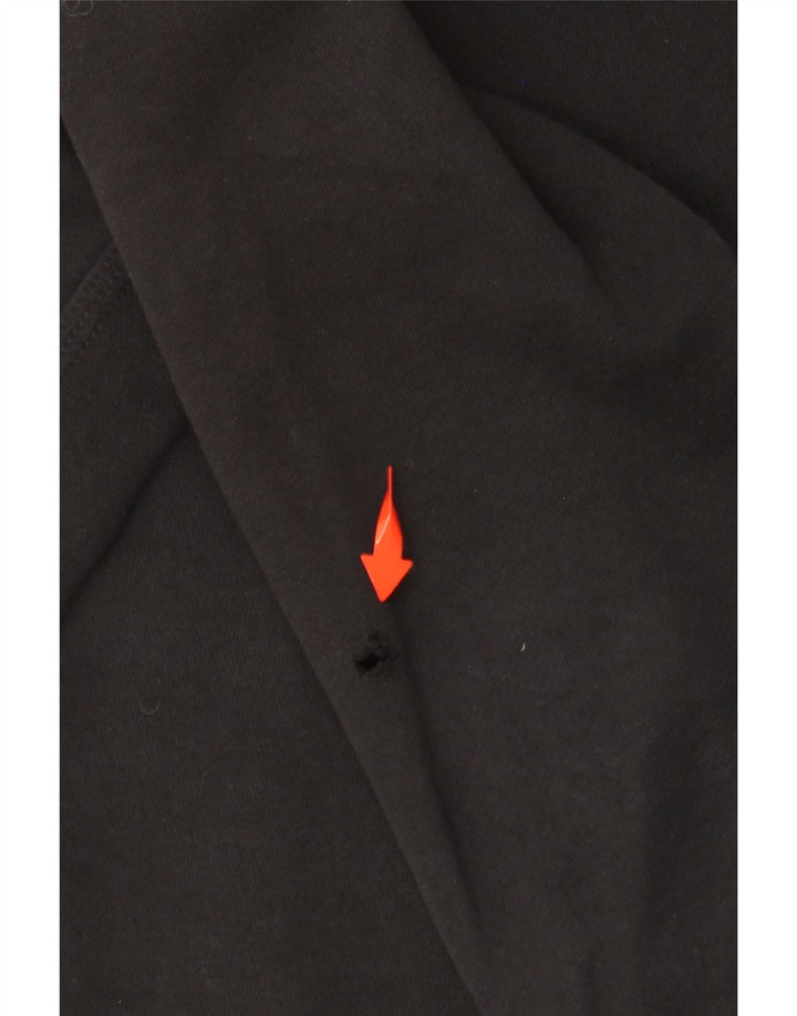 NIKE Sudadera con capucha para niños 12-13 años Grande Negro Algodón