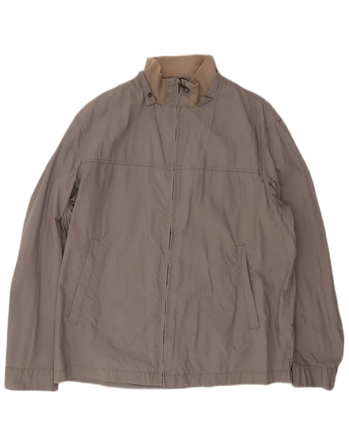 Marlboro Classics Chaqueta Bomber para Hombre EU 52 XL Algodón Gris