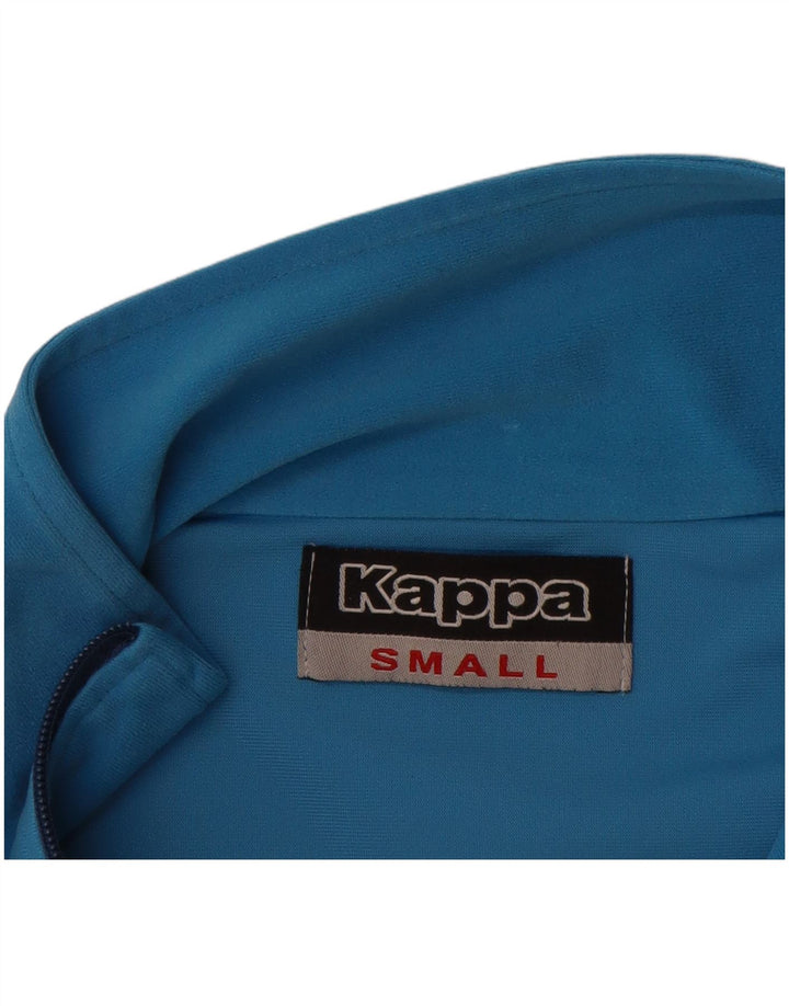 KAPPA Hombre Chándal Top Chaqueta Small Azul Colorblock Poliéster