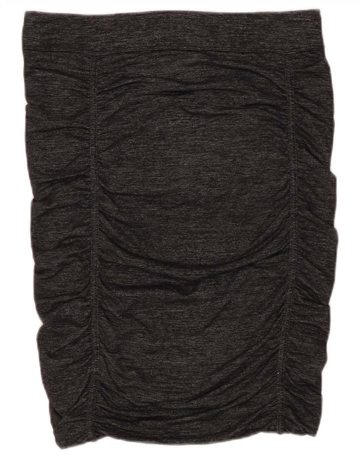 Falda para mujer Athleta pequeña W28 nailon moteado gris