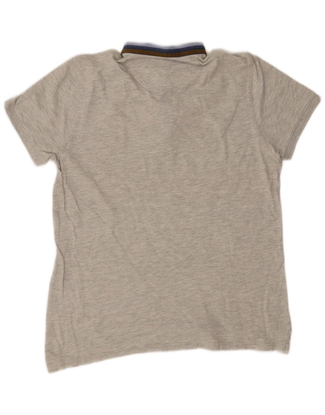Polo Massimo Dutti Hombre Rayas Gris Grande