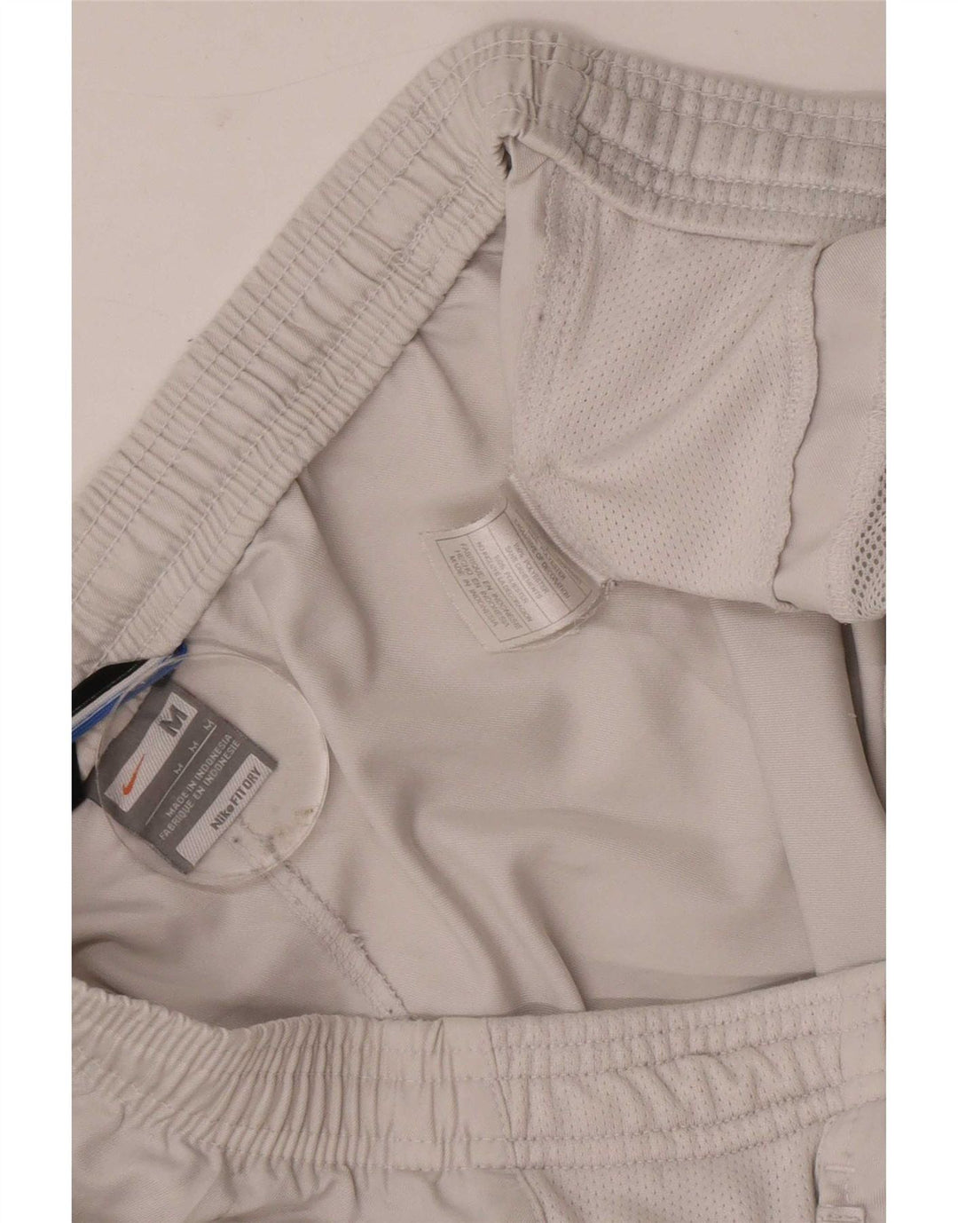 Pantalones cortos deportivos Nike para hombre poliéster blanco mediano