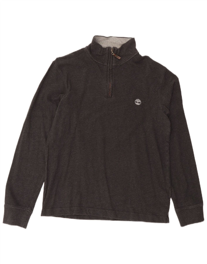 Timberland Hombre Earthkeepers Zip Neck Jumper Sweater Gris Medio