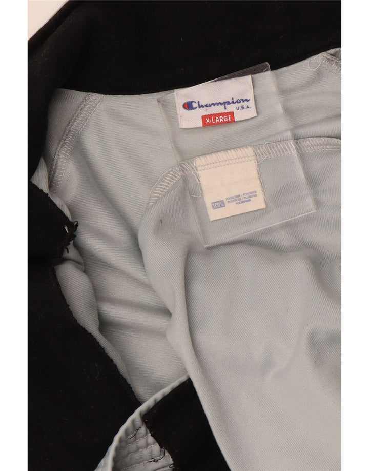 CHAMPION Mens USA Graphic Chándal Top Chaqueta XL Gris Colorblock