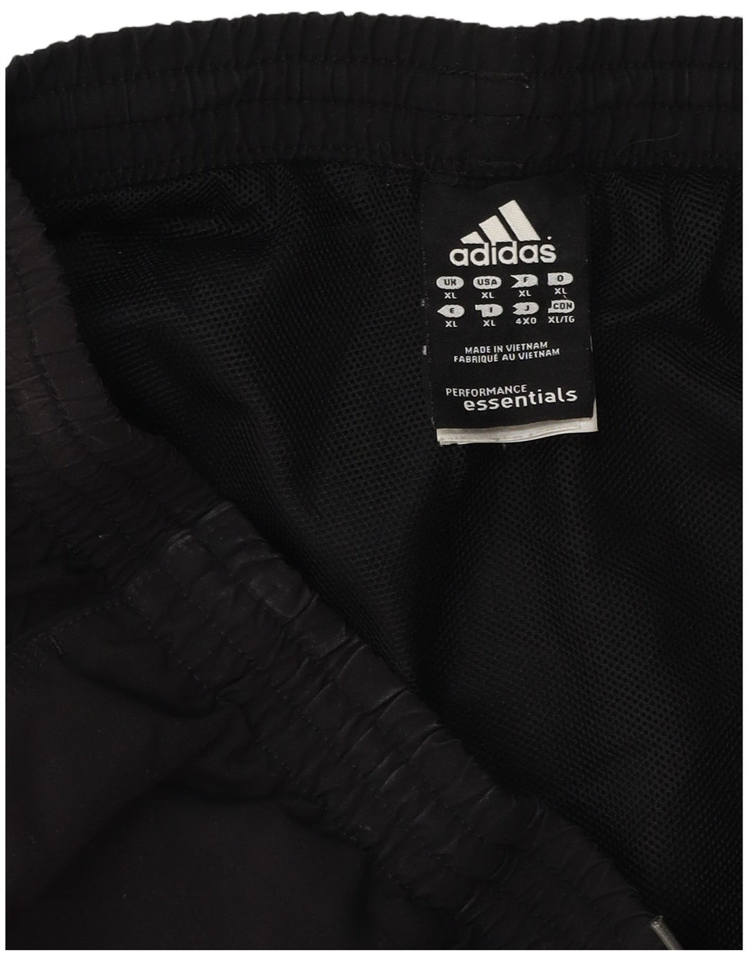 Adidas Pantalones cortos deportivos para hombre XL Negro Poliéster
