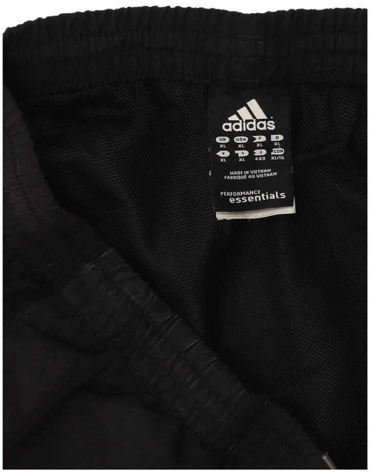 Adidas Pantalones cortos deportivos para hombre XL Negro Poliéster