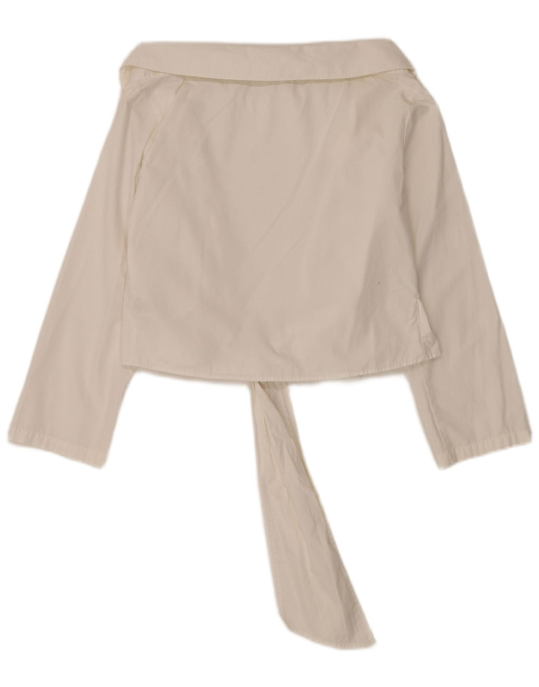 Naracamicie Blusa corta para mujer UK 44 Algodón blanco mediano