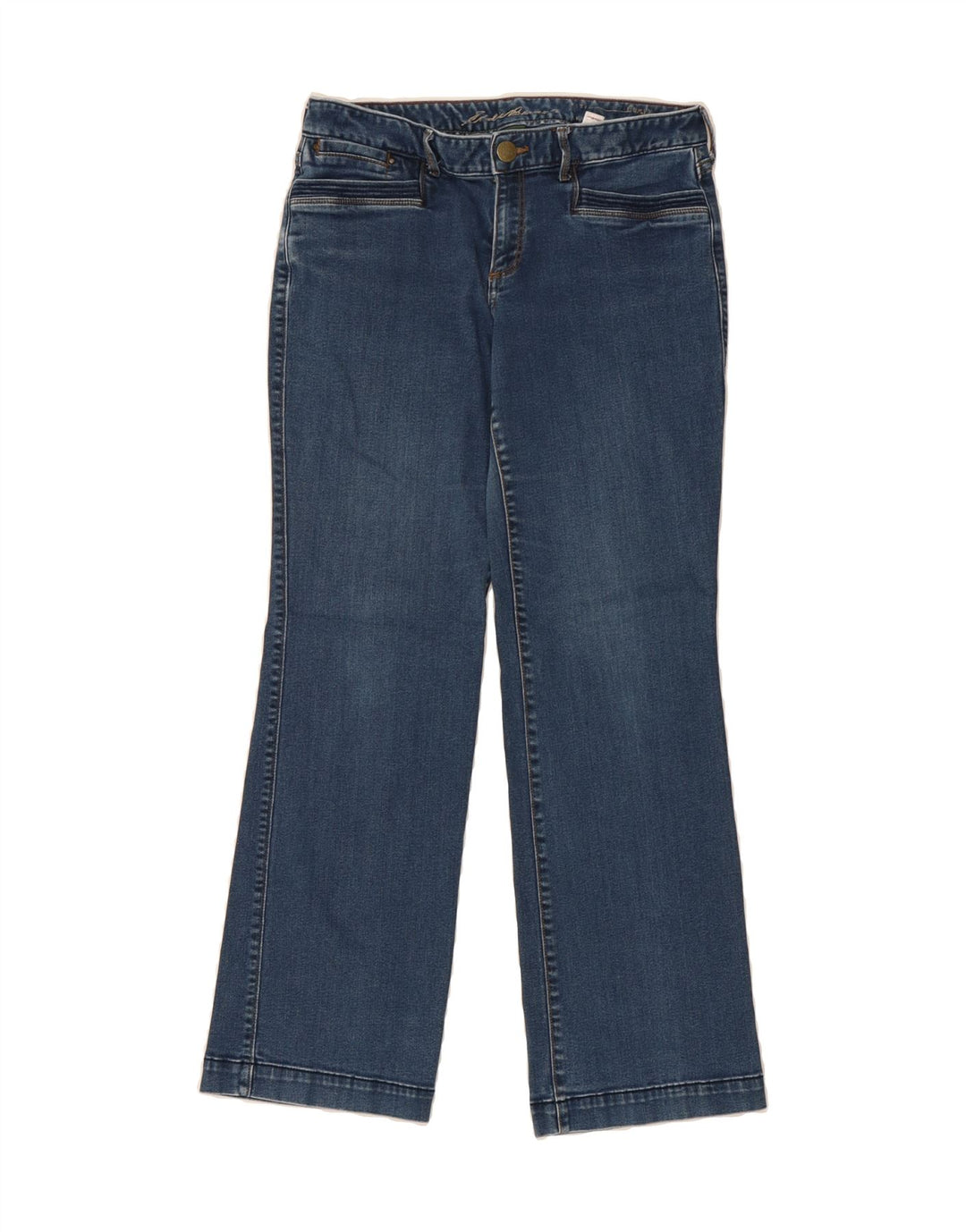 EDDIE BAUER Womens Curvy Bootcut Jeans US 8 Medium W31 L29 Blue Vintage Eddie Bauer and Second-Hand Eddie Bauer from Messina Hembry 