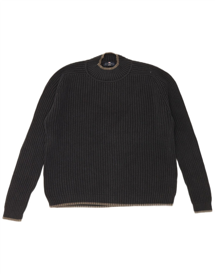 Marks & Spencer - Jersey de cuello redondo para hombre, color azul, color azul marino