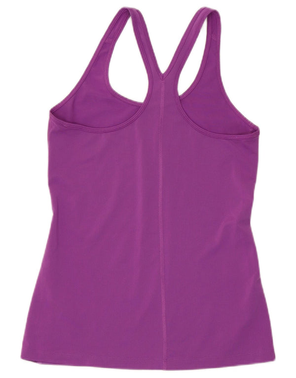 UNDER ARMOUR Camiseta sin mangas Heat Gear para mujer UK 6 XS Poliéster morado
