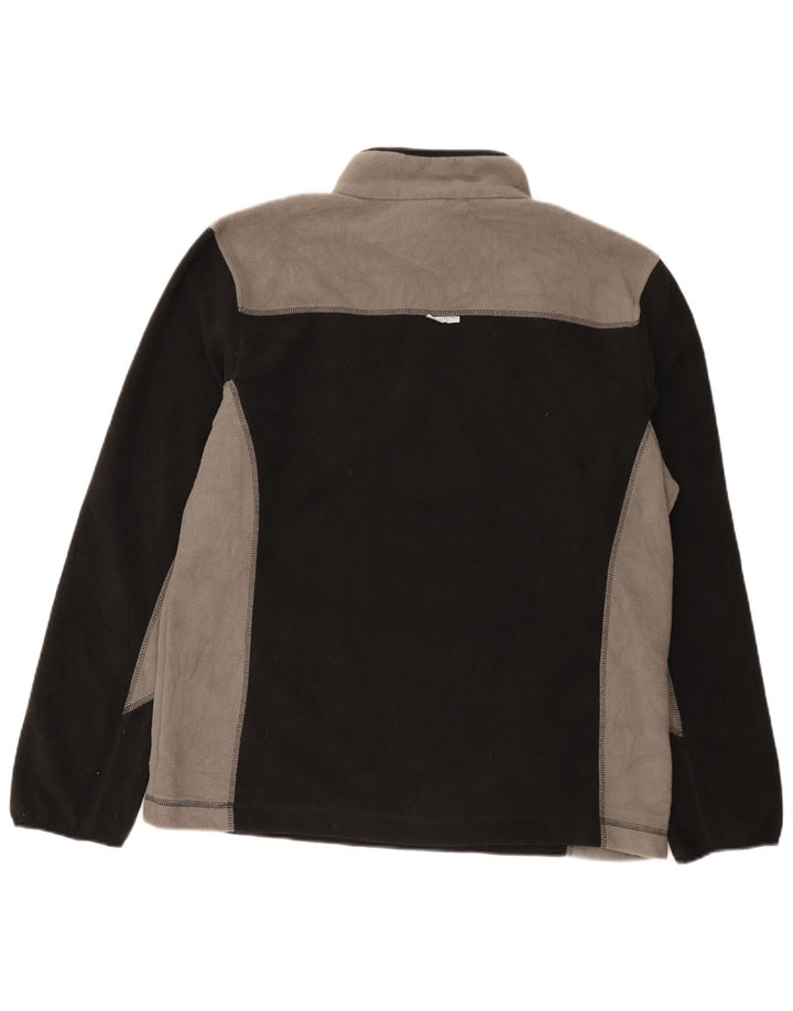 Dickies Jersey De Forro Polar Con Cremallera Y Cuello Para Hombre XL Poliéster Color Block Negro