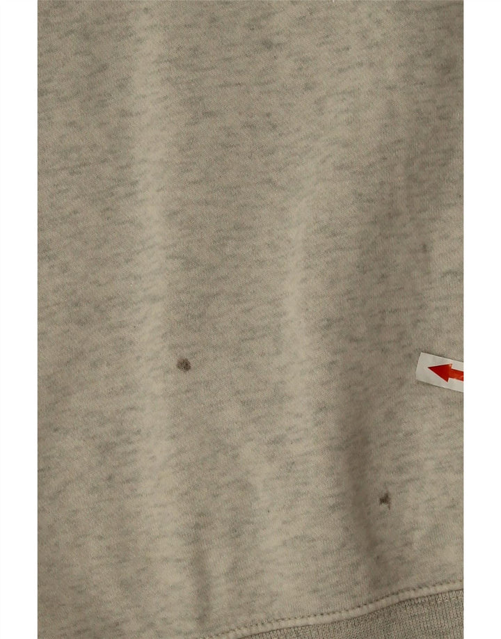 Nike Hombre Sudadera Con Capucha Gráfica Jersey De Algodón Gris Medio