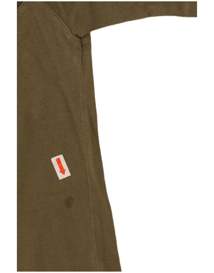 ADIDAS Camiseta para hombre Top Medium Khaki Colorblock Algodón