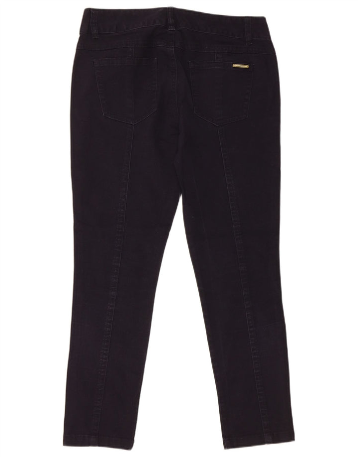MICHAEL KORS Pantalones casuales delgados para mujer US 4 Small W30 L27 Azul marino