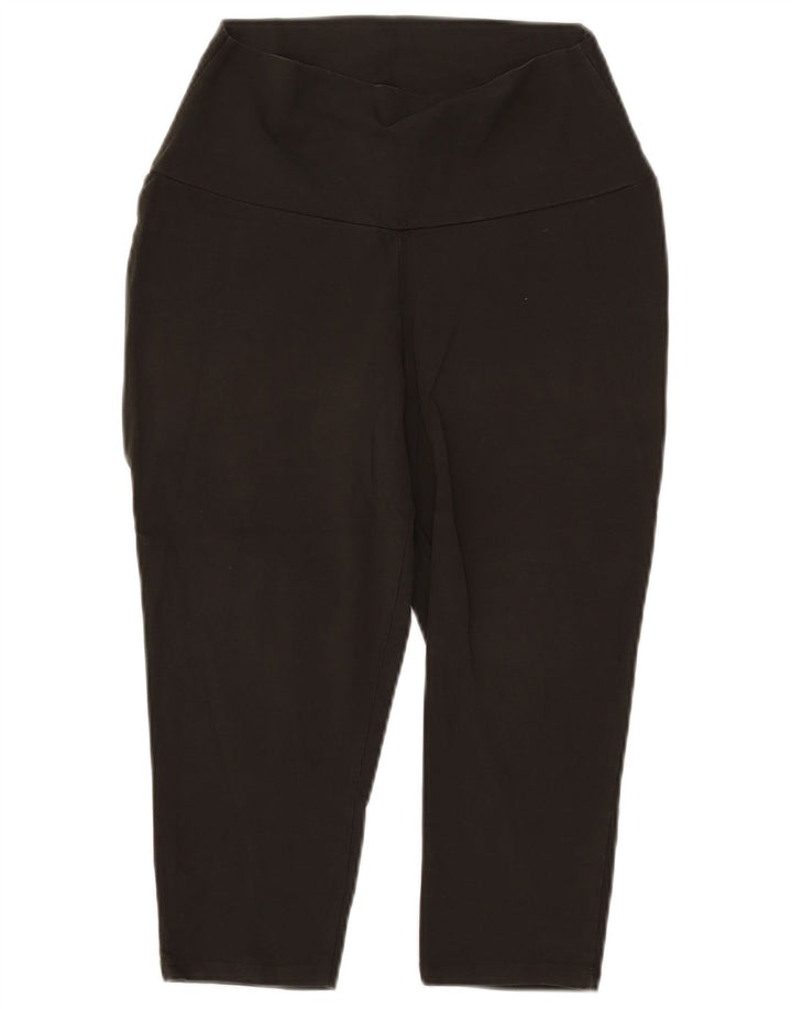 MINT VELVET Leggings capri para mujer UK 44 Grande Algodón caqui