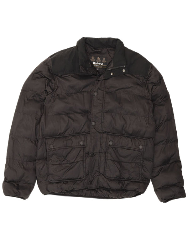 Barbour Chaqueta acolchada para hombre UK 40 Large Poliamida negra
