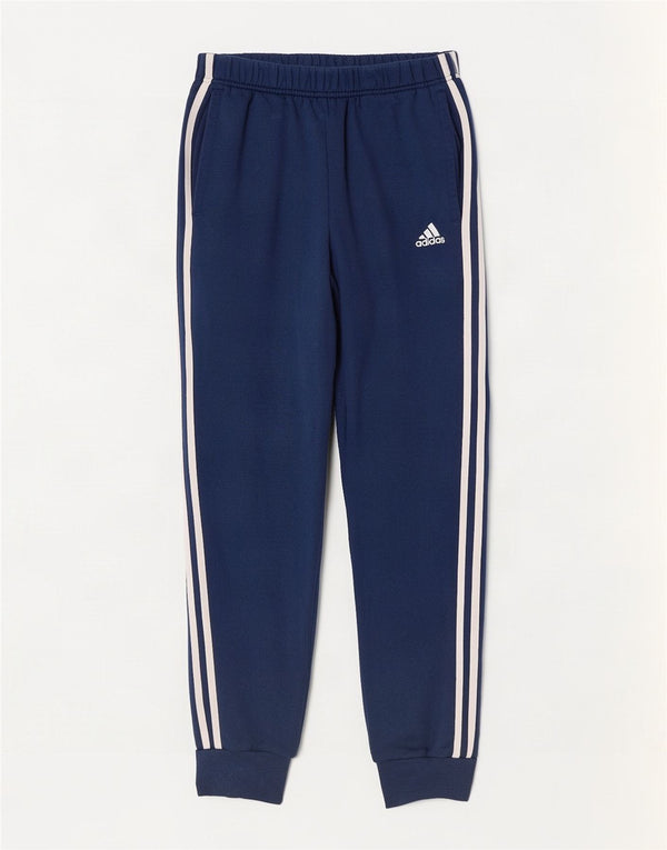 Adidas - Pantalón de chándal para hombre, talla 38/40, algodón azul medio