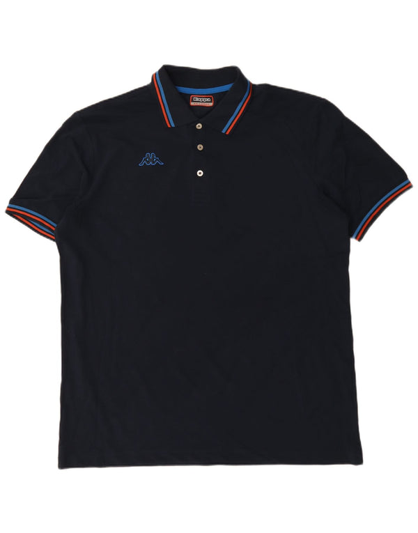Kappa Polo Hombre 2XL Algodón Negro