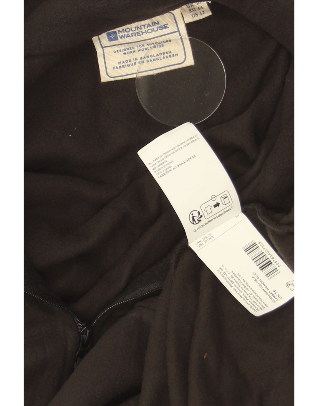 Chaleco polar para mujer Mountain Warehouse UK 46 Grande Poliéster marrón