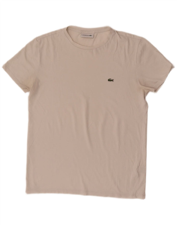 Camiseta Lacoste Hombre Top Small Blanco Algodón