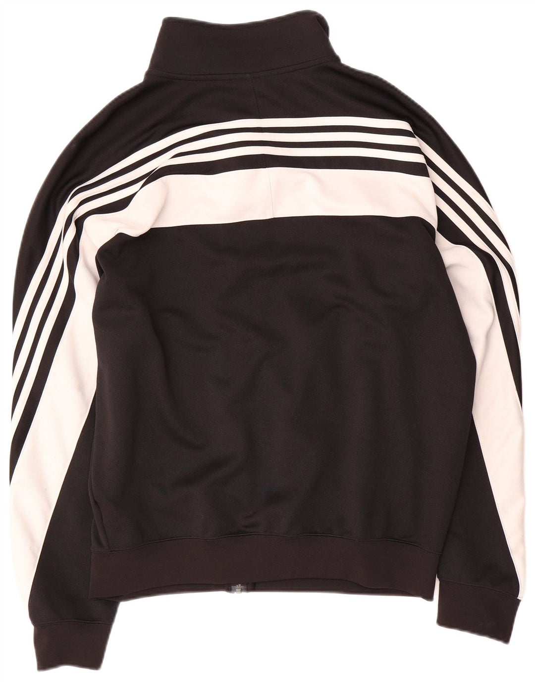 Adidas Hombre Chándal Top Chaqueta Grande Negro Colorblock Poliéster