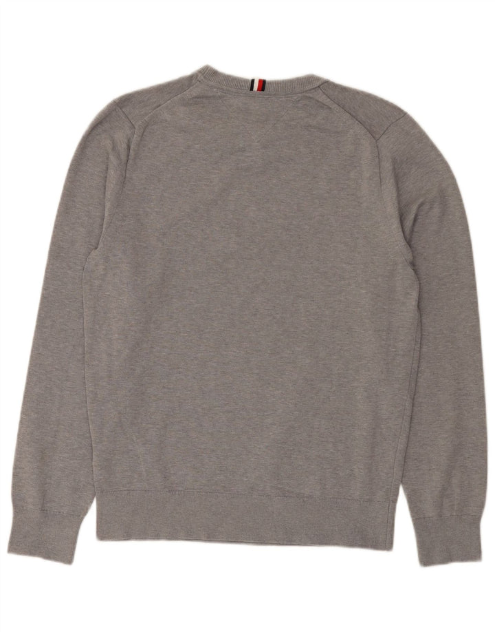 TOMMY HILFIGER Sudadera con capucha para hombre Gris medio Algodón