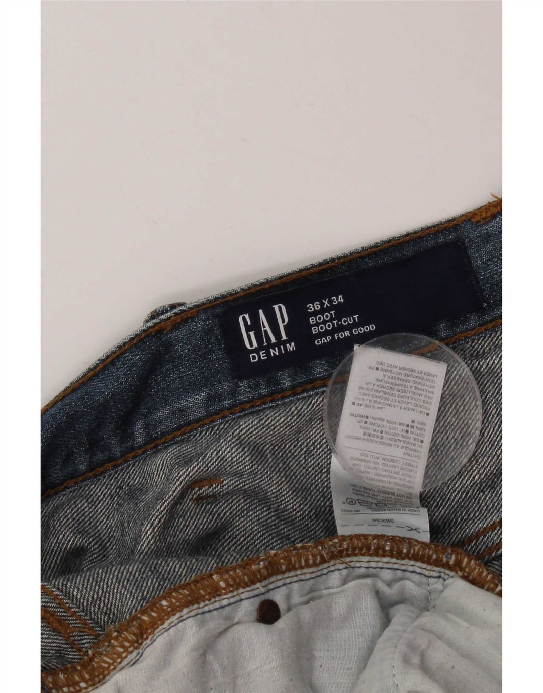 Vaqueros Bootcut para hombre Gap W36 L34 Algodón azul