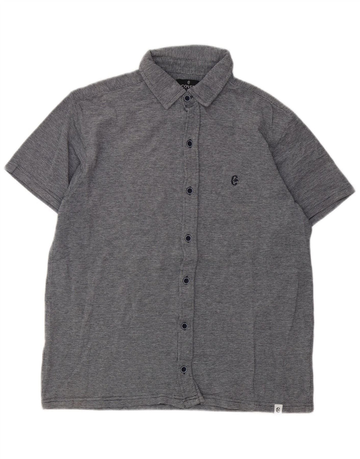 Coveri Camisa Manga Corta Hombre XL Gris Algodón