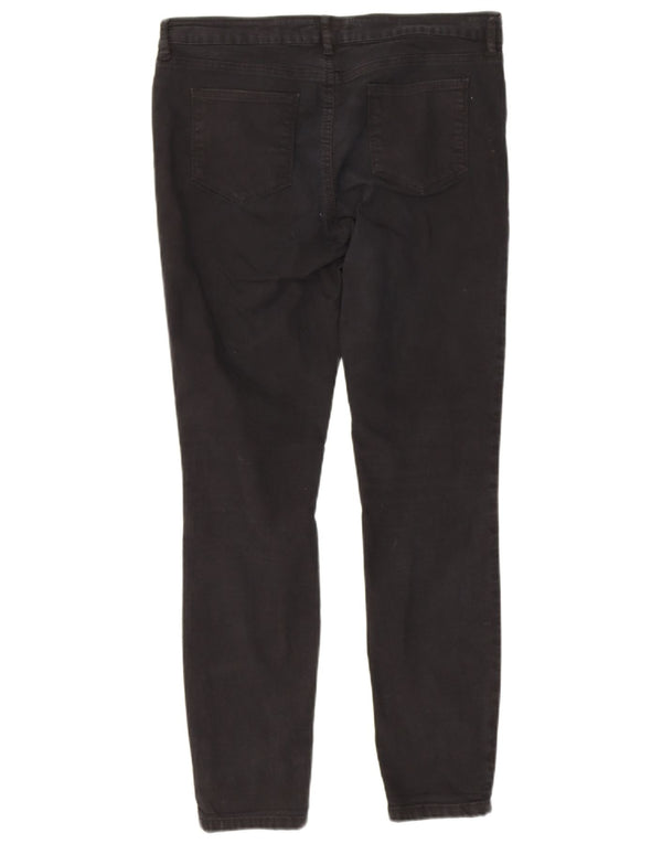 Vaqueros ajustados para mujer Fat Face UK 40 Large W34 L28 Algodón negro