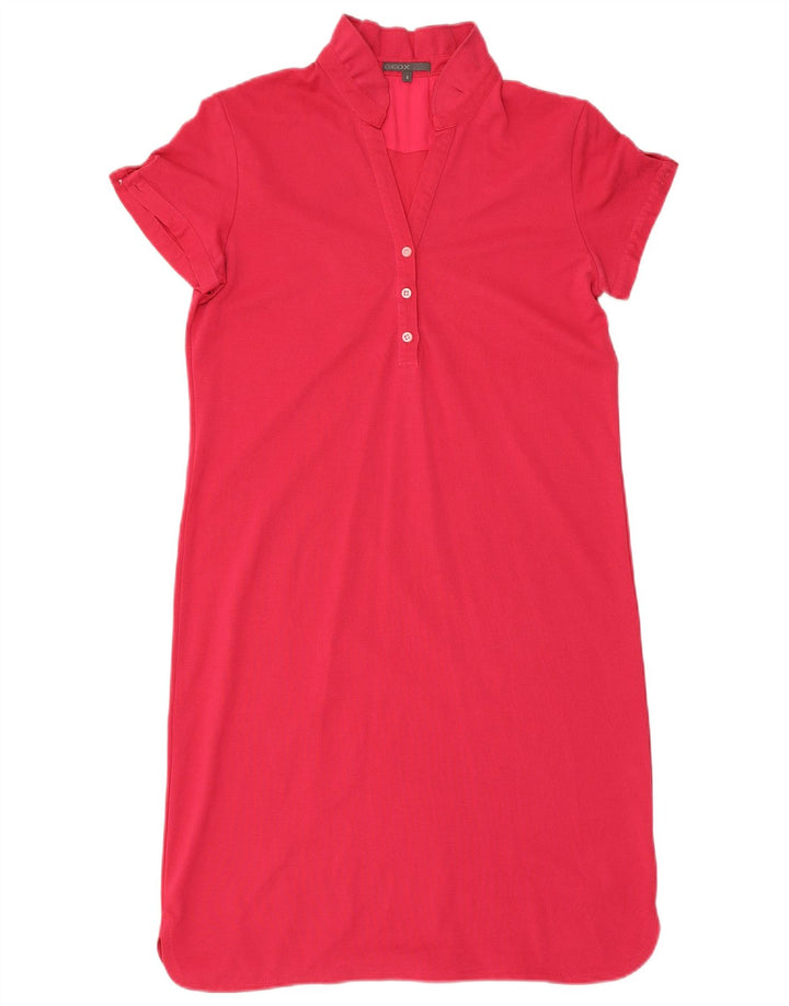 Vestido recto para mujer Geox UK 10 Small Pink Cotton