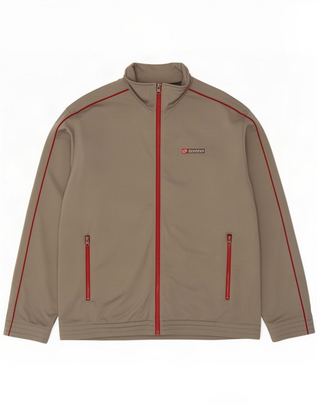 Chaqueta superior de chándal para hombre Lotto Gris grande