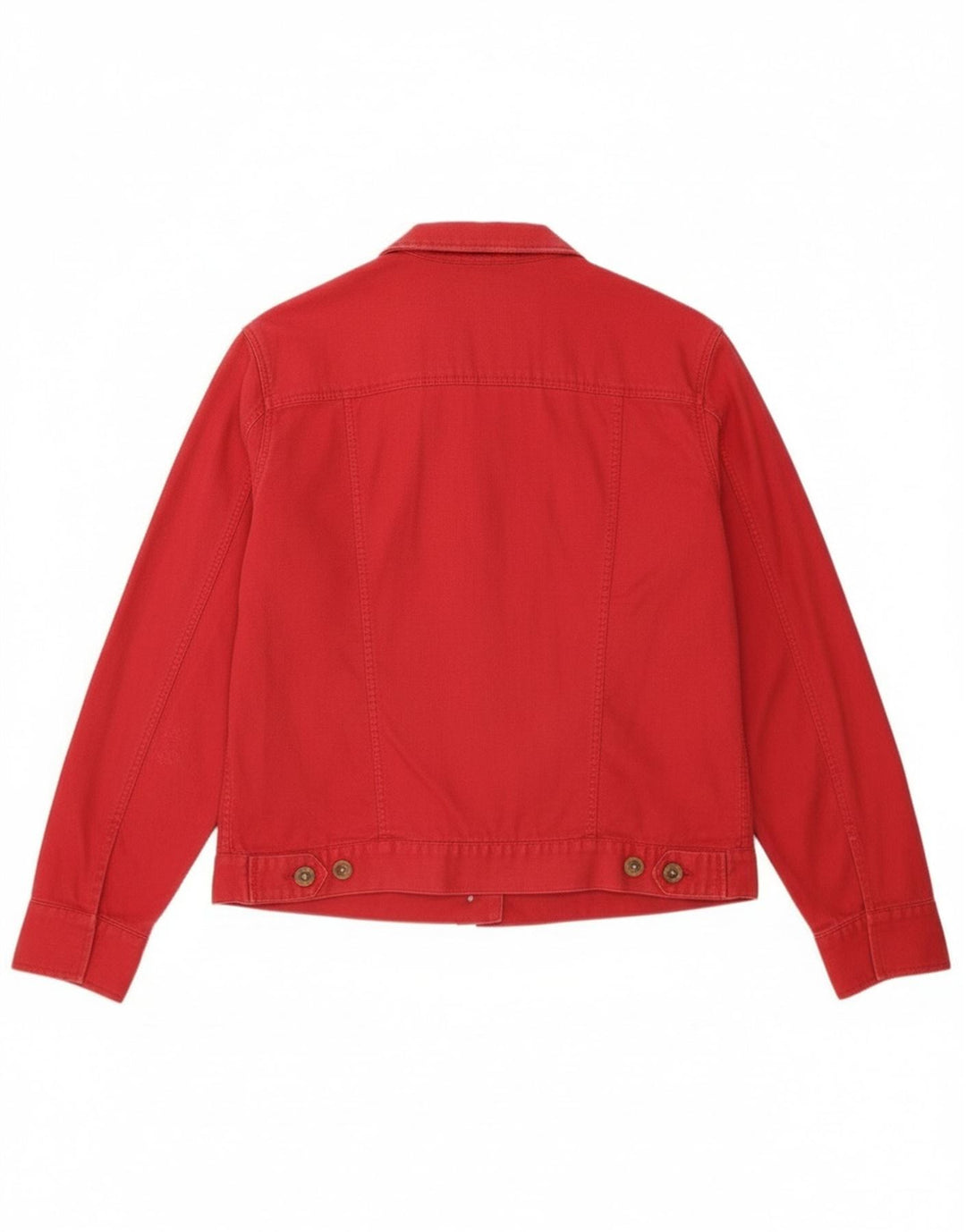 Eddie Bauer Chaqueta Bomber para Mujer Reino Unido 14 Mediana Lino Rojo